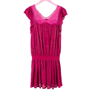 Athe Blouse Women size XXL Medium Violet Red